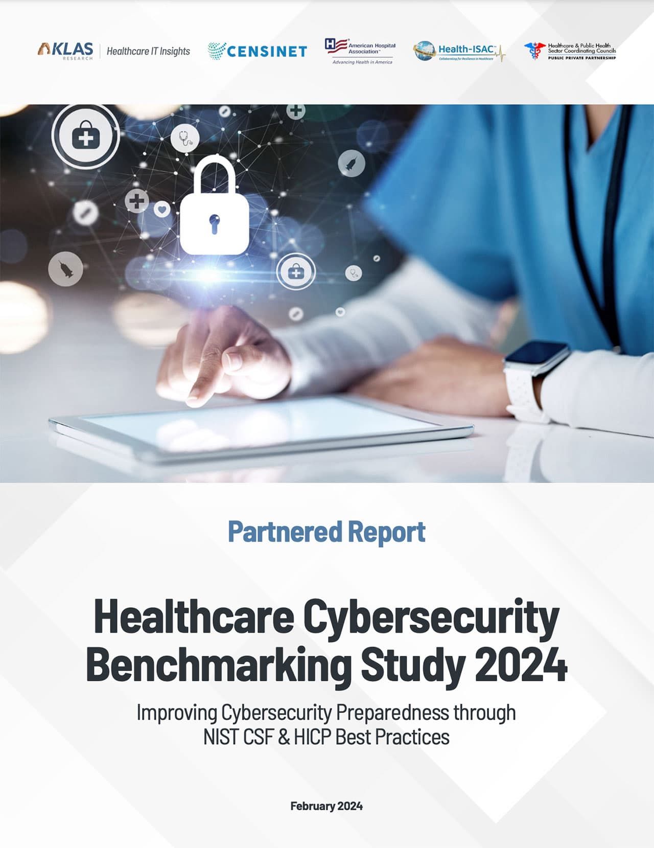 Partnered Report Healthcare Cybersecurity Benchmarking Study 2024