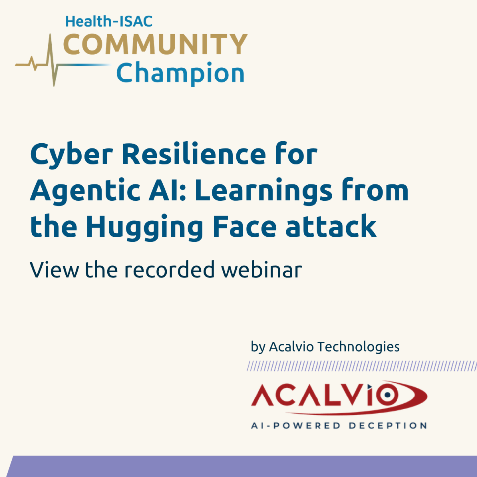 Webinar-kampanje: Cyberrobusthet for agentisk AI: Lærdommer fra Hugging Face-angrepet fra Acalvio Technologies.